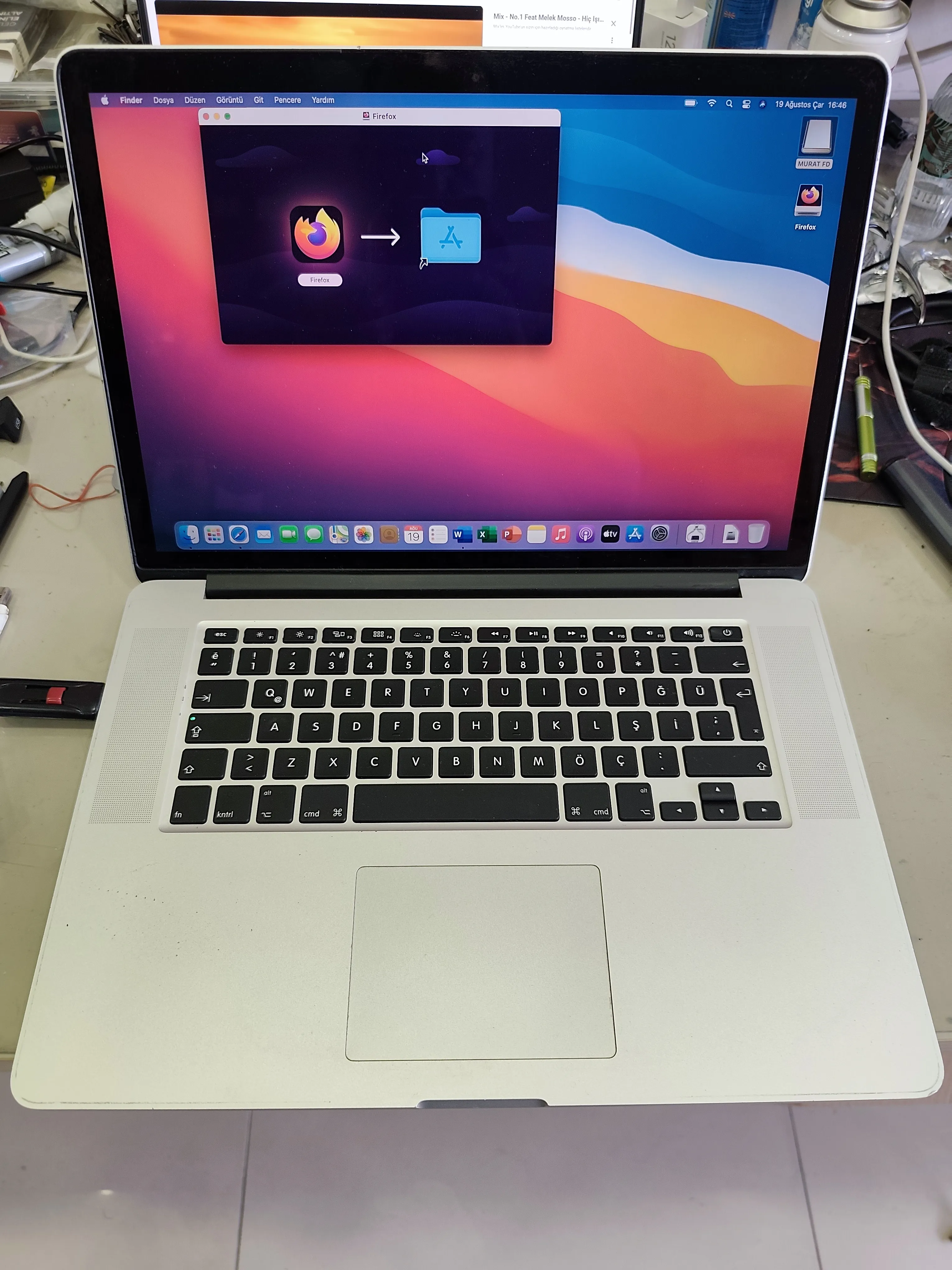 Apple Macbook pro 2014 - Intel Core i7 16 gb 256 GB NVMe price_label: 10000 TL